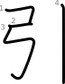 stroke order illustration