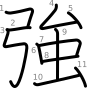 stroke order illustration