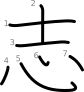 stroke order illustration