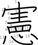 stroke order illustration