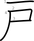 stroke order illustration