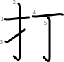 stroke order illustration