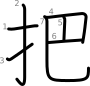 stroke order illustration