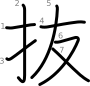 stroke order illustration