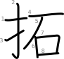 stroke order illustration