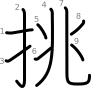 stroke order illustration