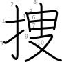 stroke order illustration