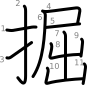 stroke order illustration