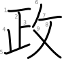 stroke order illustration