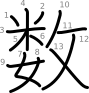 stroke order illustration