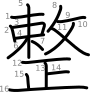 stroke order illustration