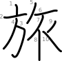 stroke order illustration