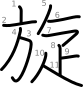 stroke order illustration