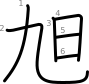 stroke order illustration