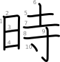 stroke order illustration