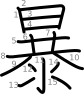 stroke order illustration