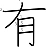 stroke order illustration