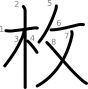 stroke order illustration