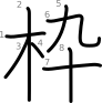 stroke order illustration