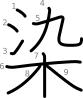 stroke order illustration