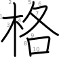 stroke order illustration