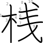 stroke order illustration