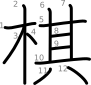 stroke order illustration