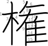 stroke order illustration