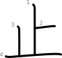 stroke order illustration