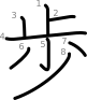 stroke order illustration