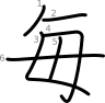 stroke order illustration