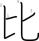 stroke order illustration