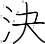 stroke order illustration