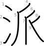 stroke order illustration