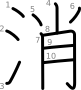 stroke order illustration