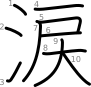 stroke order illustration