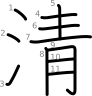 stroke order illustration