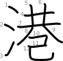 stroke order illustration