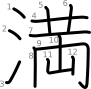 stroke order illustration