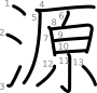 stroke order illustration