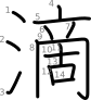 stroke order illustration