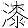 stroke order illustration