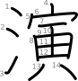 stroke order illustration