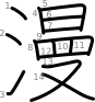 stroke order illustration