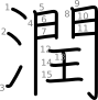 stroke order illustration