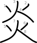 stroke order illustration