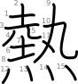 stroke order illustration