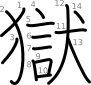 stroke order illustration