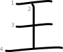 stroke order illustration