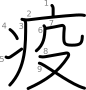 stroke order illustration